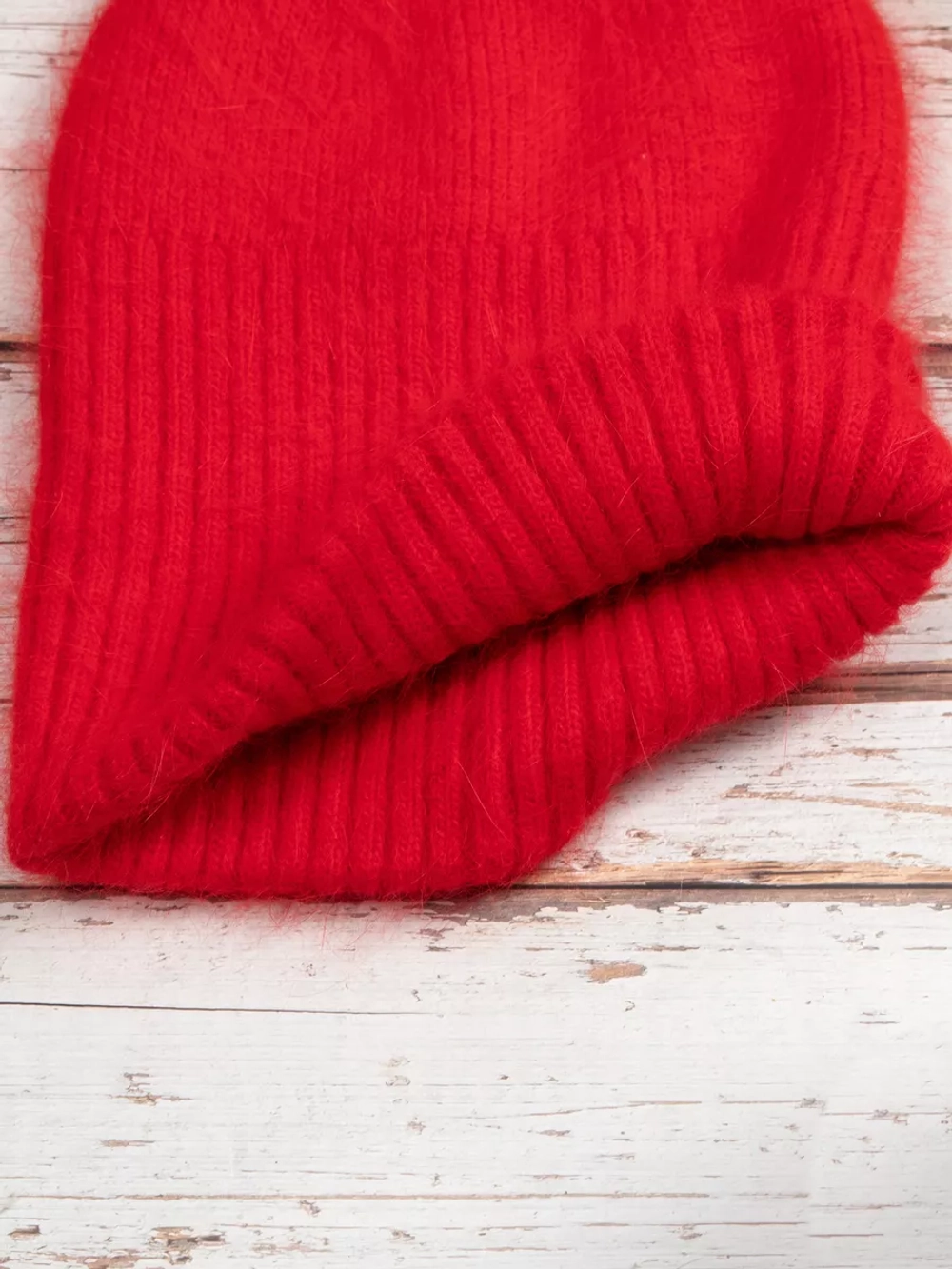 шапка ангора зимняя пушистая вязаная модная