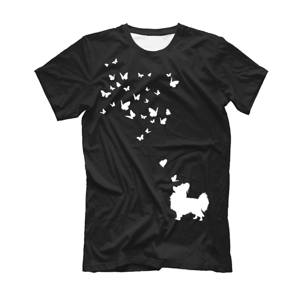 Футболка "Папильон и бабочки"