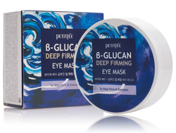 Petitfee B-Glucan Deep Firming Eye Mask укрепляющие тканевые патчи для глаз с бета-глюканом