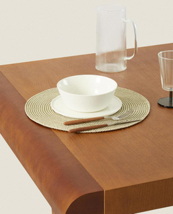 ZARA HOME ПОДСТАВКА ПОД СТОЛОВЫЕ ПРИБОРЫ (НАБОР ИЗ 2 ШТ.), ЗЕЛЕНЫЙ