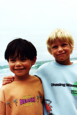 ZARA ТОЛСТОВКА С ПРИНТОМ, ГОЛУБОЙ