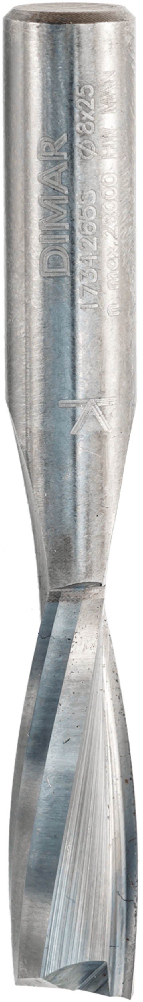 Фреза Dimar 1735100 спиральная Z2 чистовая D4x12 L55