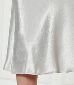 Сатиновая юбка Alessio Max Mara Leisure - серебряный(161010176)