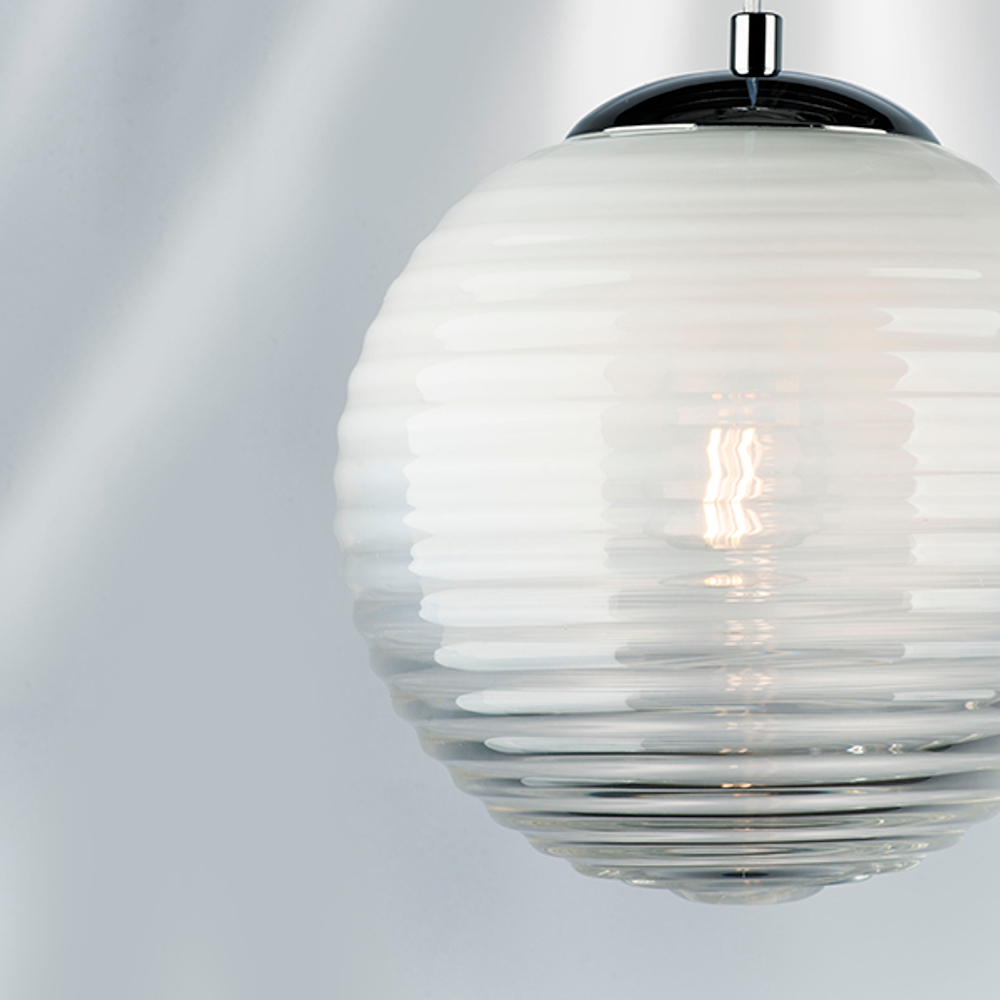 804101 Подвес DISSIMO 1х40W E27 ХРОМ/БЕЛЫЙ