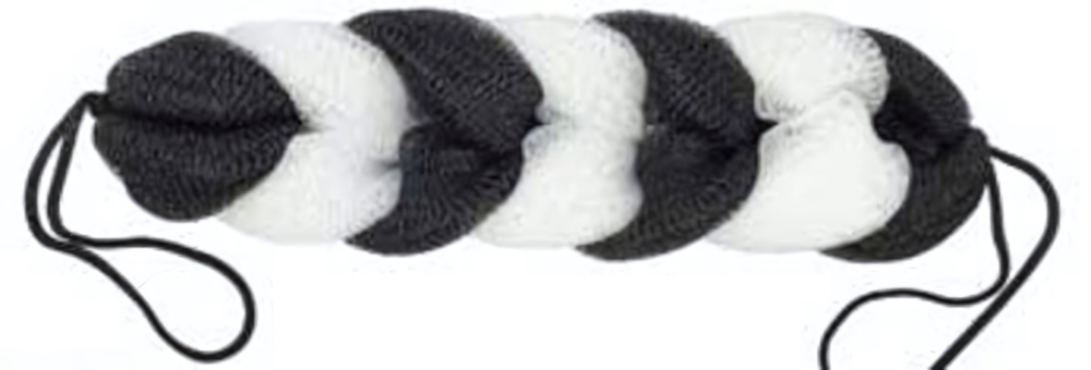 Мочалка косичка «Tressy» Б-Черная 70 гр 1 шт