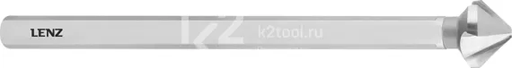 Зенковка 90°, 16,5 мм, HSS-XE, трёхгранный сверхдлинный хвостовик, LENZ, арт. LZSK-22165