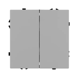 Механизм выключателя двухклавишный непроходной SWT-NOBE-MK02-SFPL-IS (230V, 10A) (Arlight, -) 059420