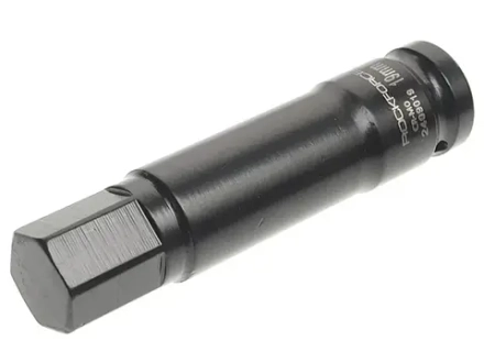 Головка-бита 19мм 1/2" 6-гранная ударная L= 110 мм ROCKFORCE RF-2409019