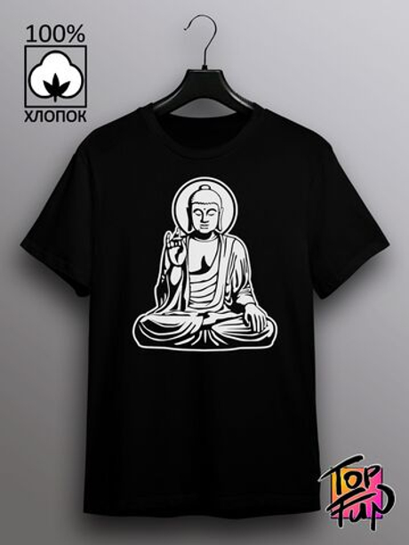 Футболка с принтом Будда