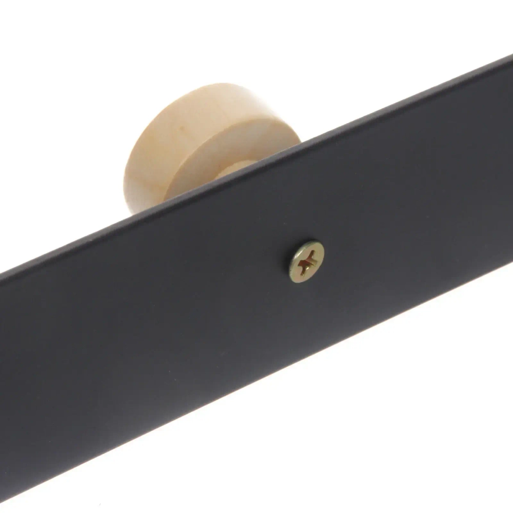 Крючки надверные на планке «ЛОФТ ВОСТ», цвет черный, 50*17см (Лейбл Селфи)