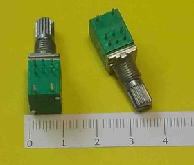Резистор стерео WH9011-2 L=15mm B100K