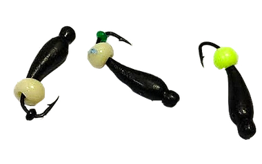 Мормышка Нагаев Подёнка Бисер 0.33г   9мм D=3.0мм Крючок №16  C-047