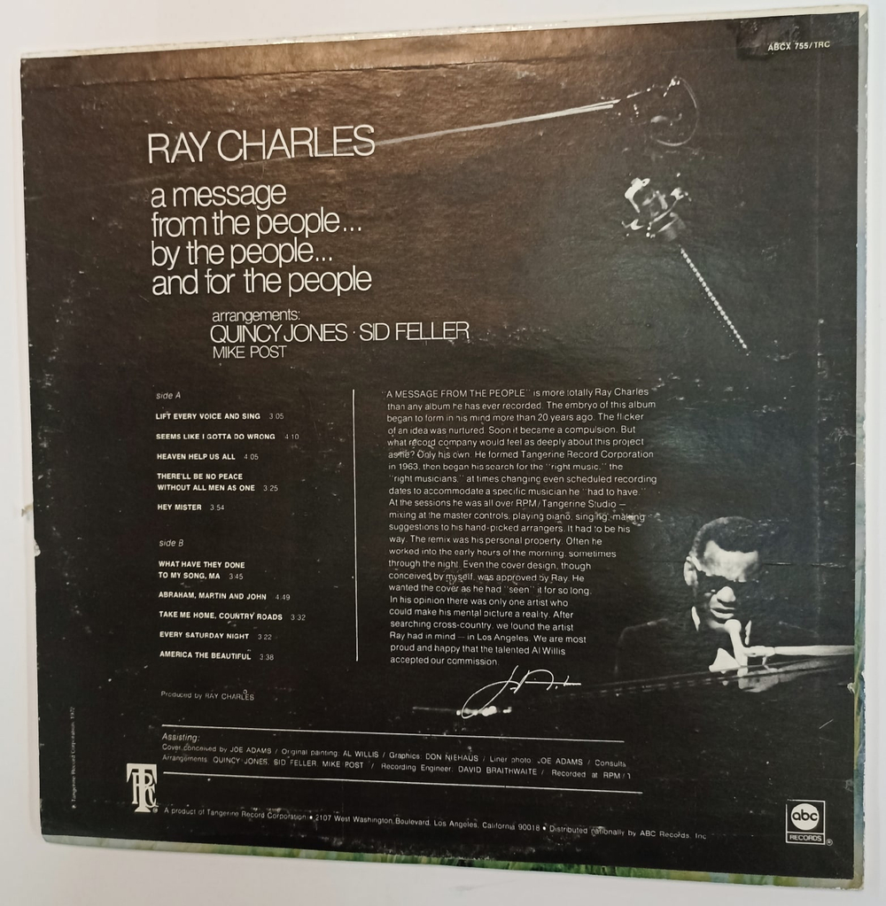 Ray Charles A Message From The People (USA)