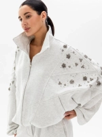 Костюм DROPS с брюками, меланж