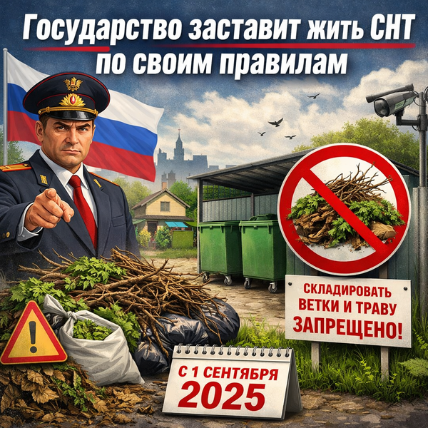 Государство заставит работать СНТ по своим правилам