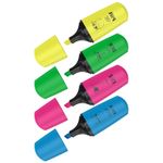 Набор выделителей текста 4цв, 1-5мм, Berlingo Textline HL100 мини