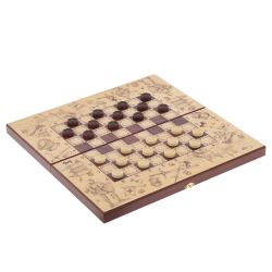 GAEM Игра настольная 3 в 1 (шахматы, шашки, нарды) "Рыцари", L50 W25 H6 см