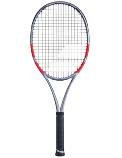 Теннисная ракетка Babolat Pure Strike 100 16/20 4-gen - grey/fluo strike + струны