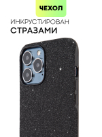 Чехол BROSCORP для Apple iPhone 13 Pro Max оптом (арт. IP13PROMAX-CRYSTAL-BLACK)