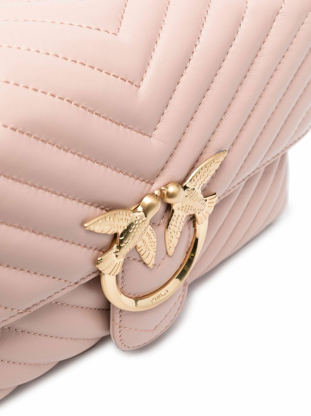 LOVE BAG PUFF - pink gold