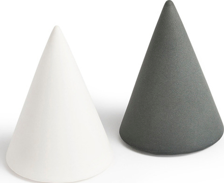 Солонка и перечница tre Cone, фарфор