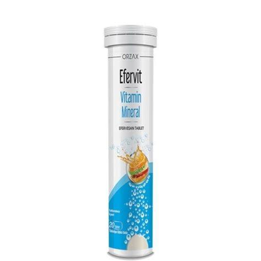 ORZAX Эфервит Мультивитамины (EFERVİT MULTİVİTAMİN) № 20 шипучих таблеток