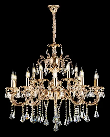 1002/10+5A FGD+BK (1) Люстра Veneto Luce (NW)