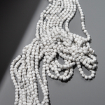 Магнезит натуральный, бусины в форме куба, 4,5мм, микроогранка