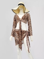 купальник для бассейна 4 в 1плавки парео и лиф