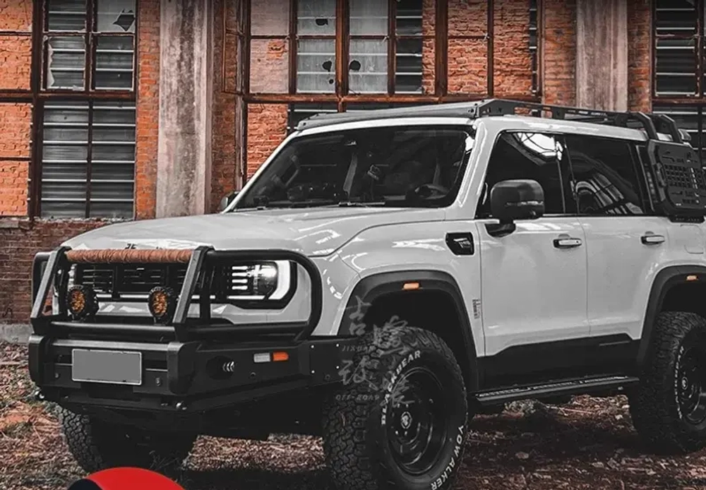 Силовой передний бампер Кенгурятник для BAIC BJ40 2023+ Байк дуга бампера