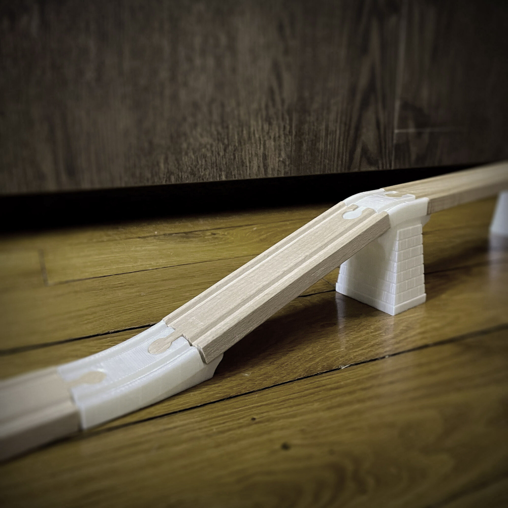 Мост для деревянной железной дороги IKEA (ИКЕЯ), BRIO (Брио), серый