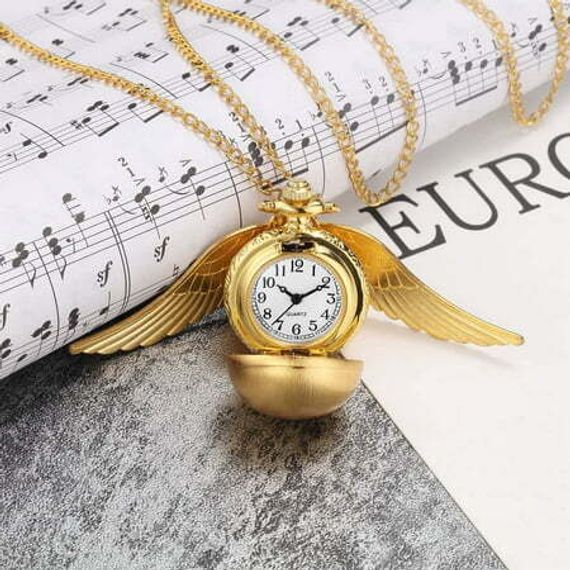 Boyunbağı \ Ожерелье \ Necklace  Harry Potter retro Watch gold