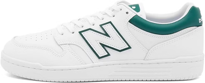 BB480LGT Кроссовки New Balance 480 White/Green Male