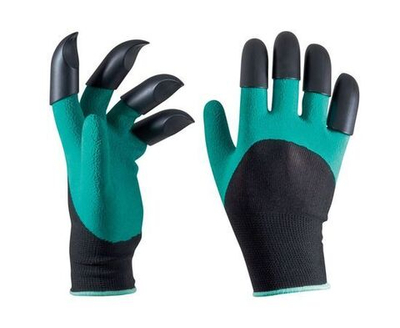Садовые перчатки из полиэстера с пластиковыми когтями Park GG-8 003657