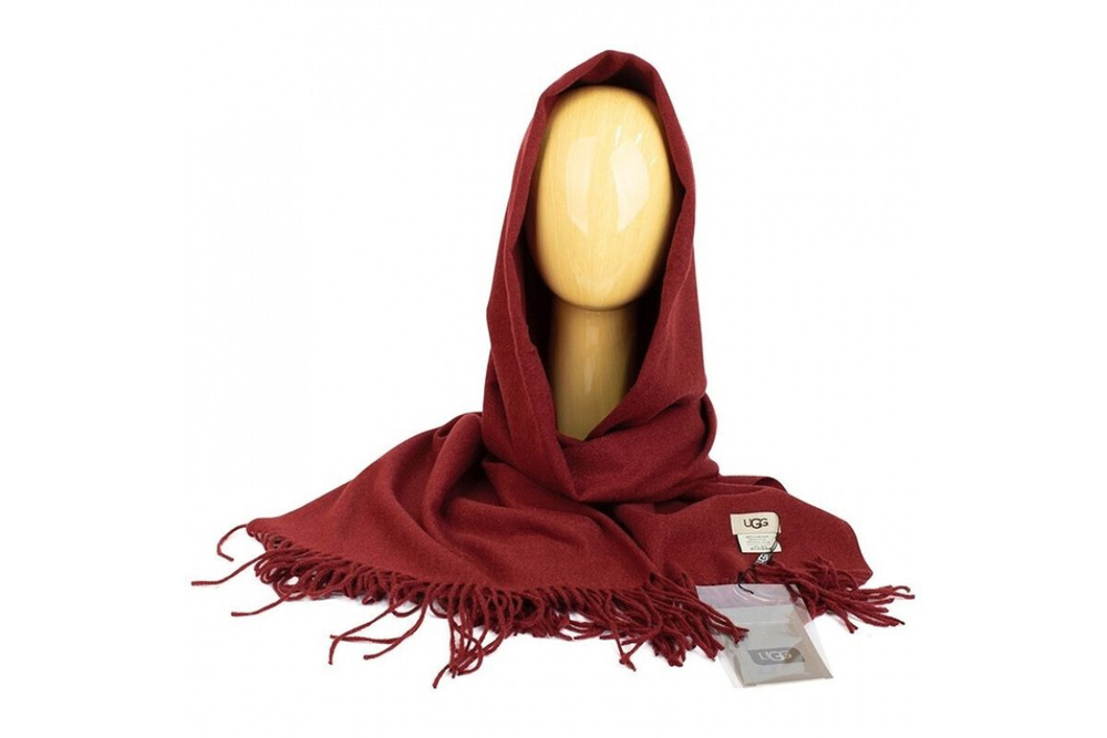 Шарф/Палантин UGG Бордовый