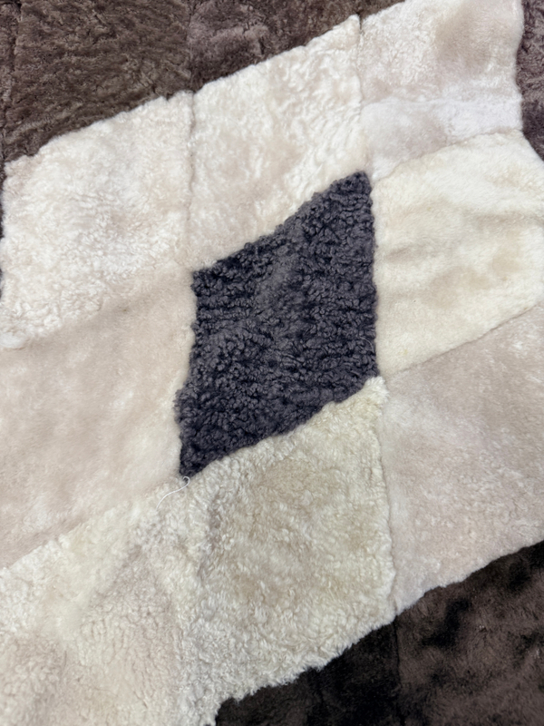 Меховой Коврик прикроватный накидка на кресло из овчины