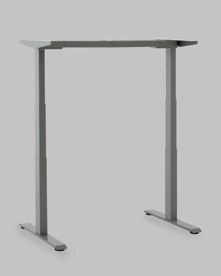 Подстолье для стола с электроприводом и регулировкой высоты, 2 мотора, память 4 уровня высоты, серый