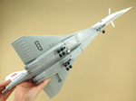 Модель самолета Ту-144 (М1:100, Аэрофлот СССР-77110) конфигурация посадочная с шасси