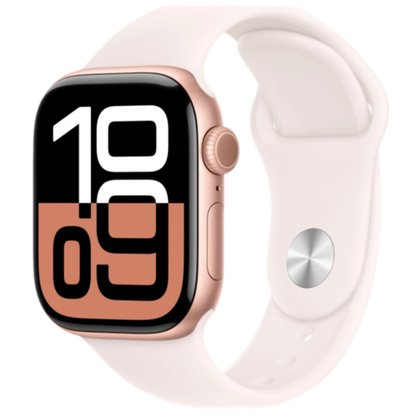 Умные часы Apple Watch Series 10 46mm Rose Gold Al LB SB M/L GPS (MWWU3)