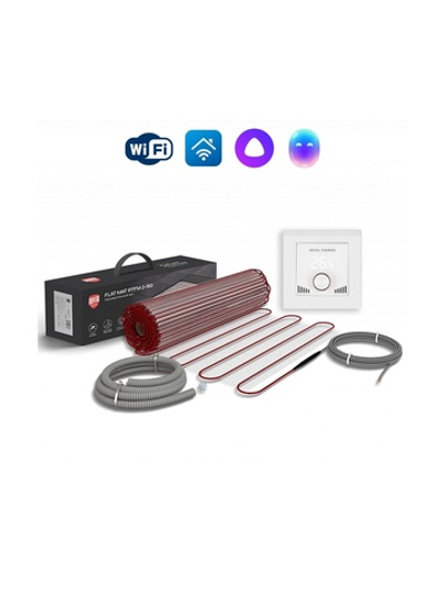 Мат нагревательный Royal Thermo Flat Mat RTFM 2-150-2 с терморегулятором RTI-16