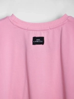 Футболка детская оверсайз укороченная с принтом