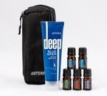 Набор для любителей спорта «Атлет» с кремом Дип Блю doTERRA, 5x5 мл + 120 мл.