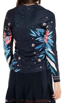 Женская теннисная футболка   Lucky in Love Keepin It Rio Long Sleeve - midnight