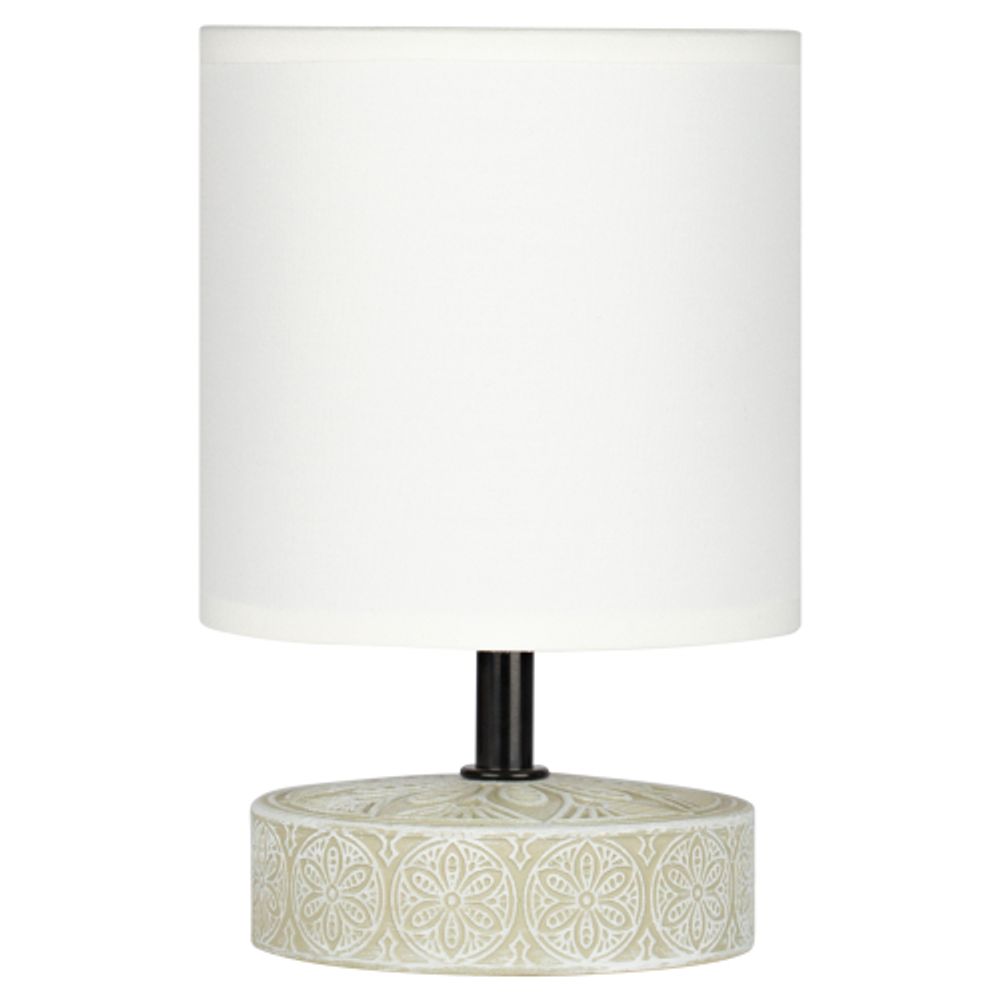 Настольная лампа Rivoli Eleanor 7070-501 1 * Е14 40 Вт керамика бежевая, белая