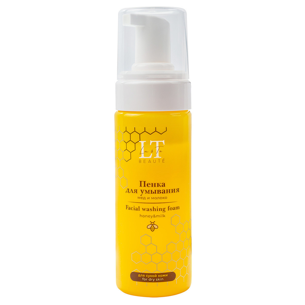 Пенка для умывания мед и молоко для сухой кожи La &amp; Te BEAUT? La and Te beaute LT-1251