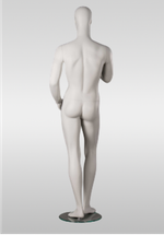 Мужской абстрактный манекен Alex 4/Белый матовый
