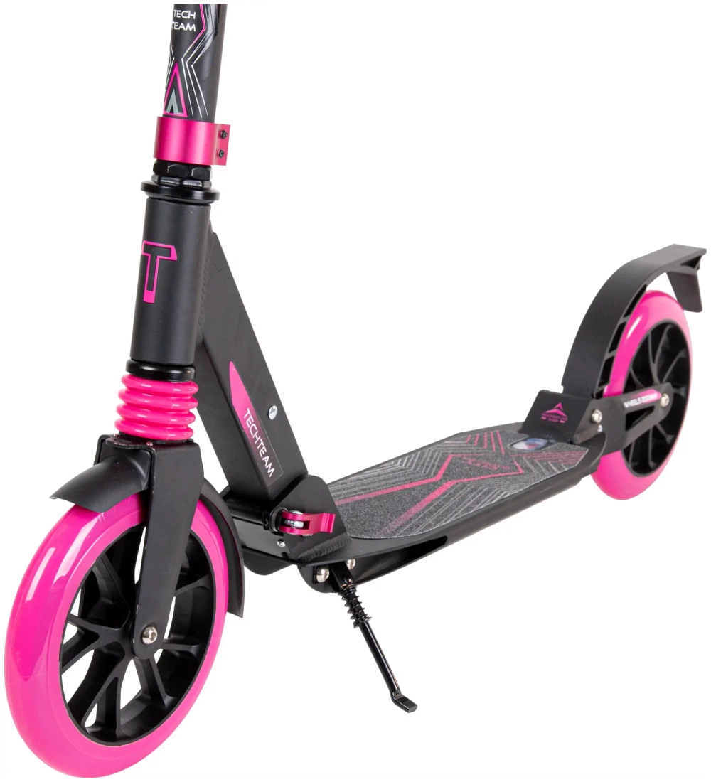 Самокат Тech Тeam City Scooter pink 1/2, розовый