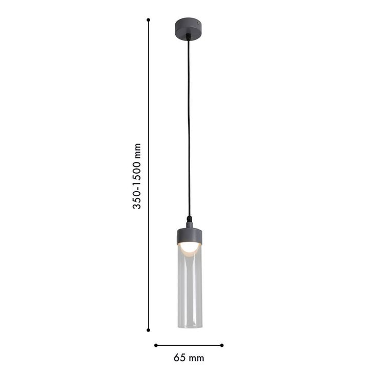 Уличный подвесной светодиодный светильник Favourite Pixar 4703-1P