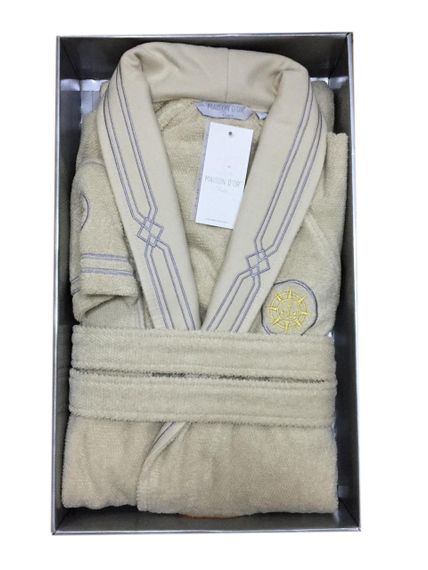 ELEGANZE махровый мужской халат с тапочками Maison Dor Турция