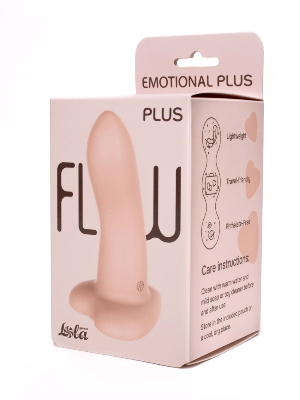 Нереалистичный дилдо Emotional Plus Flesh